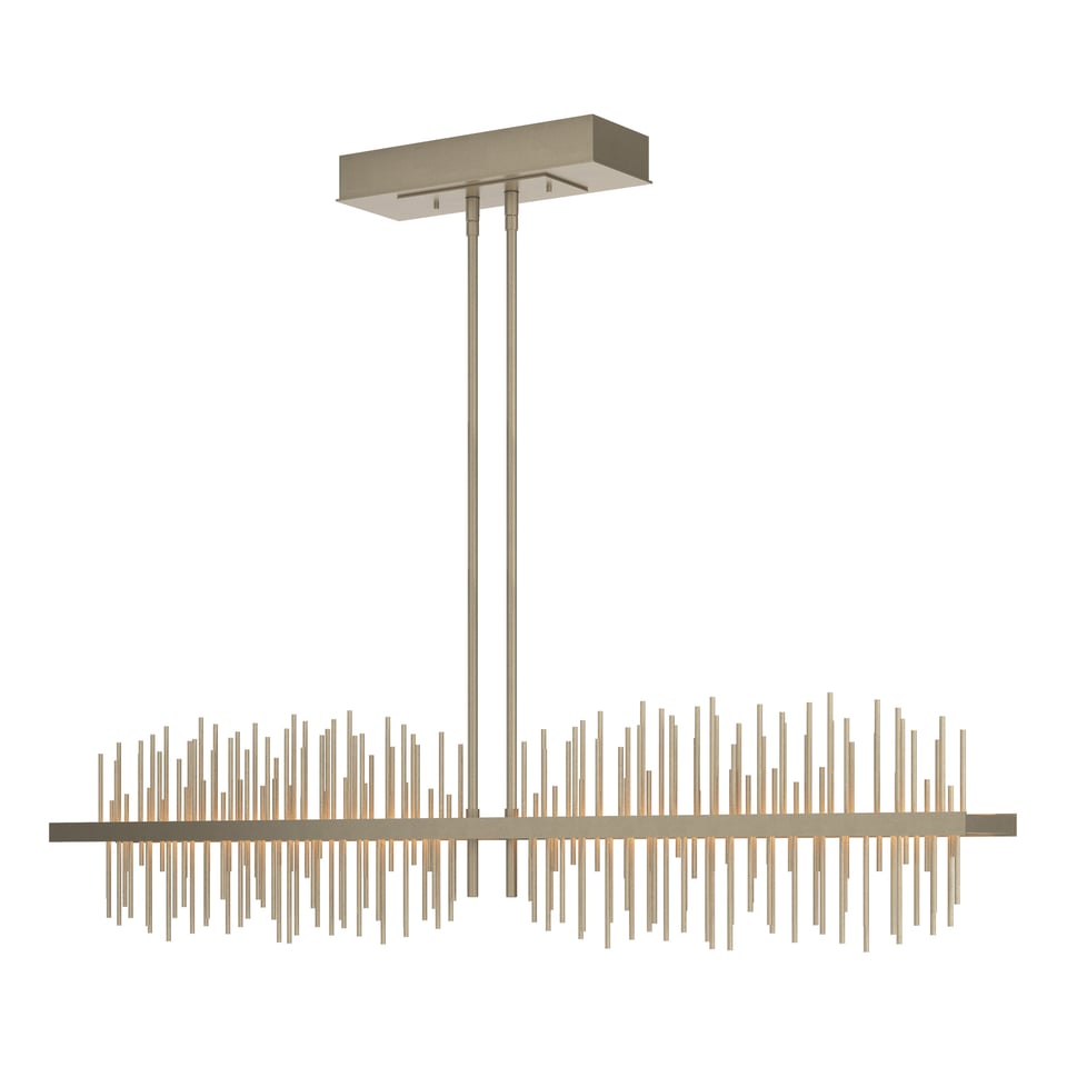 Gossamer 51.9" Large LED Pendant Light By Hubbardton Forge - Contemporary Design, 2280 Lumens, Adjustable Height