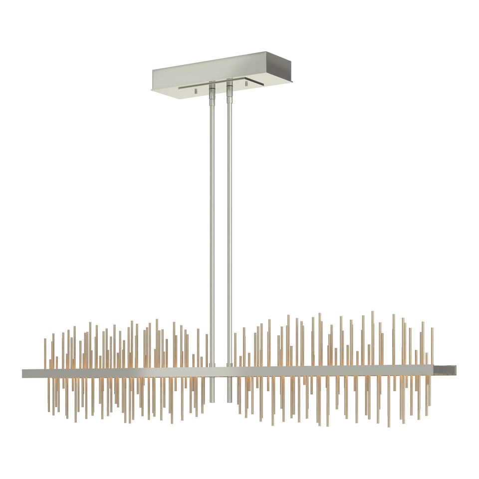 Gossamer 51.9" Large LED Pendant Light By Hubbardton Forge - Contemporary Design, 2280 Lumens, Adjustable Height