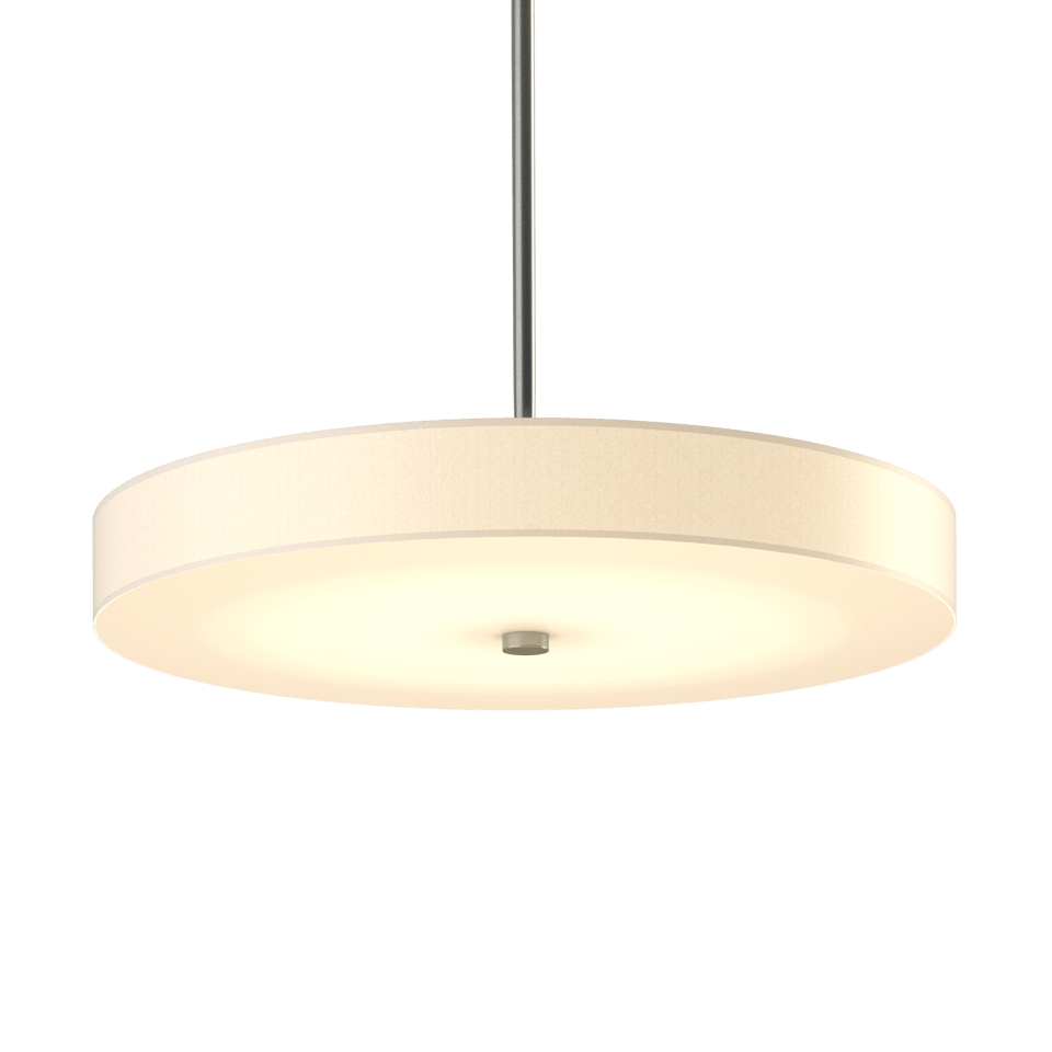 Hubbardton Forge Disq Large LED Pendant Light with Dimmable Feature & Elegant Frost Glass Shade