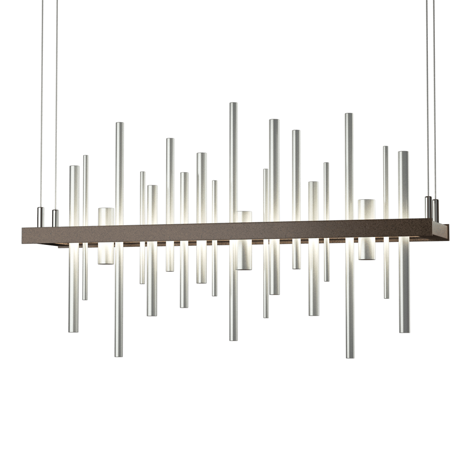 Cityscape LED Pendant Light by Hubbardton Forge, 24W, Dimmable, Adjustable Height, Contemporary Design