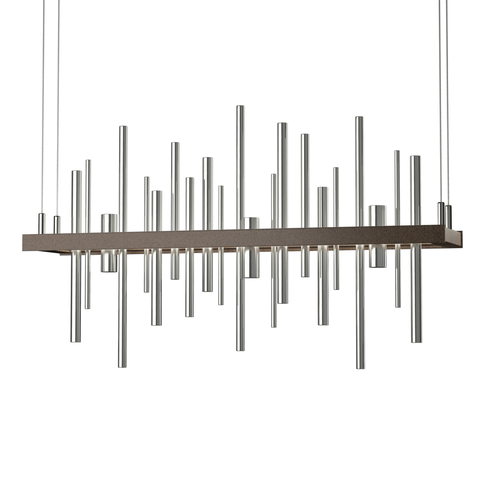 Cityscape LED Pendant Light by Hubbardton Forge, 24W, Dimmable, Adjustable Height, Contemporary Design