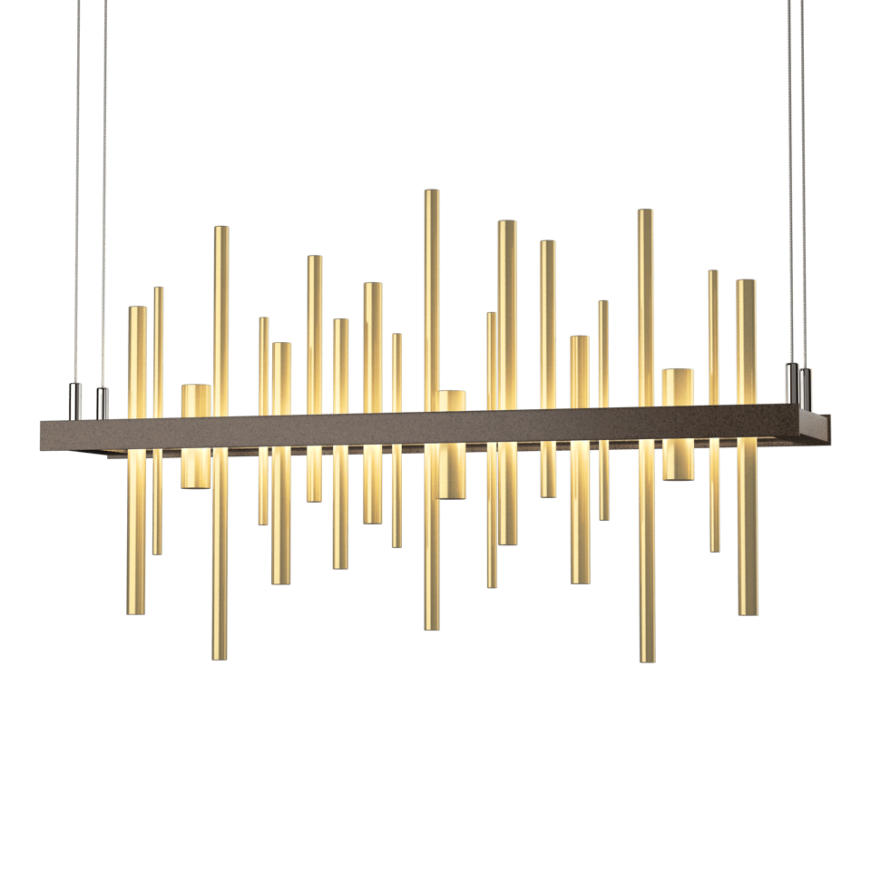 Cityscape LED Pendant Light by Hubbardton Forge, 24W, Dimmable, Adjustable Height, Contemporary Design