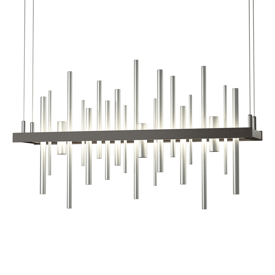 Cityscape LED Pendant Light by Hubbardton Forge, 24W, Dimmable, Adjustable Height, Contemporary Design