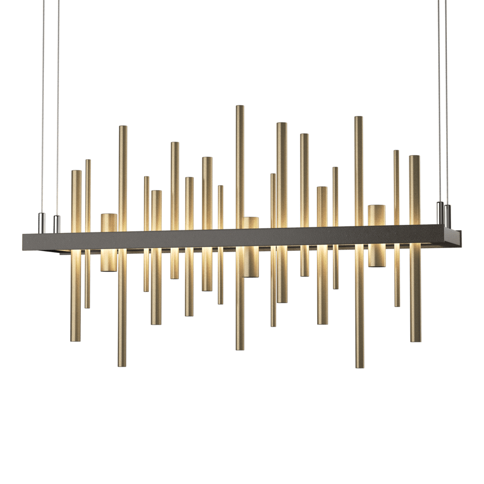 Cityscape LED Pendant Light by Hubbardton Forge, 24W, Dimmable, Adjustable Height, Contemporary Design