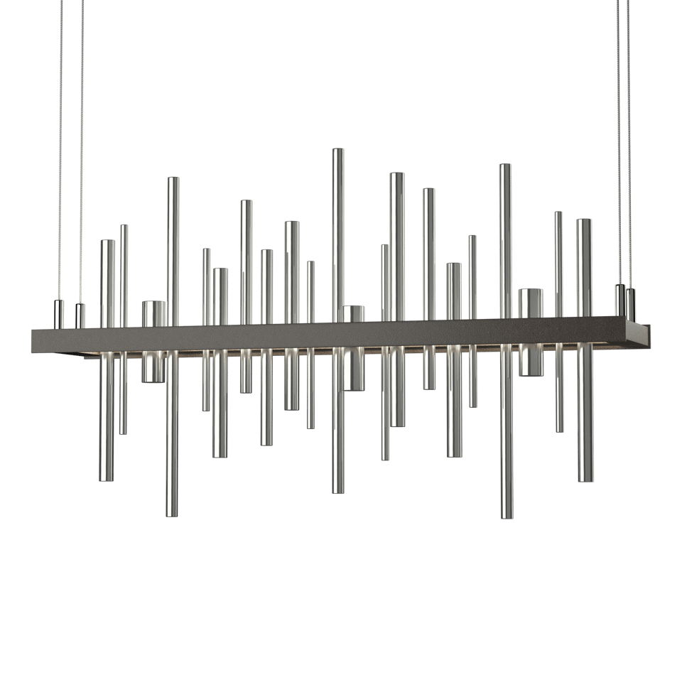 Cityscape LED Pendant Light by Hubbardton Forge, 24W, Dimmable, Adjustable Height, Contemporary Design