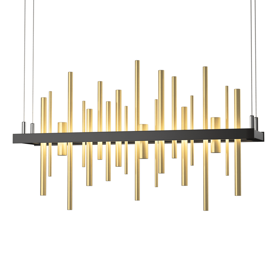 Cityscape LED Pendant Light by Hubbardton Forge, 24W, Dimmable, Adjustable Height, Contemporary Design