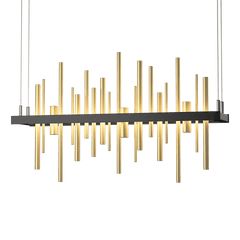 Cityscape LED Pendant Light by Hubbardton Forge, 24W, Dimmable, Adjustable Height, Contemporary Design