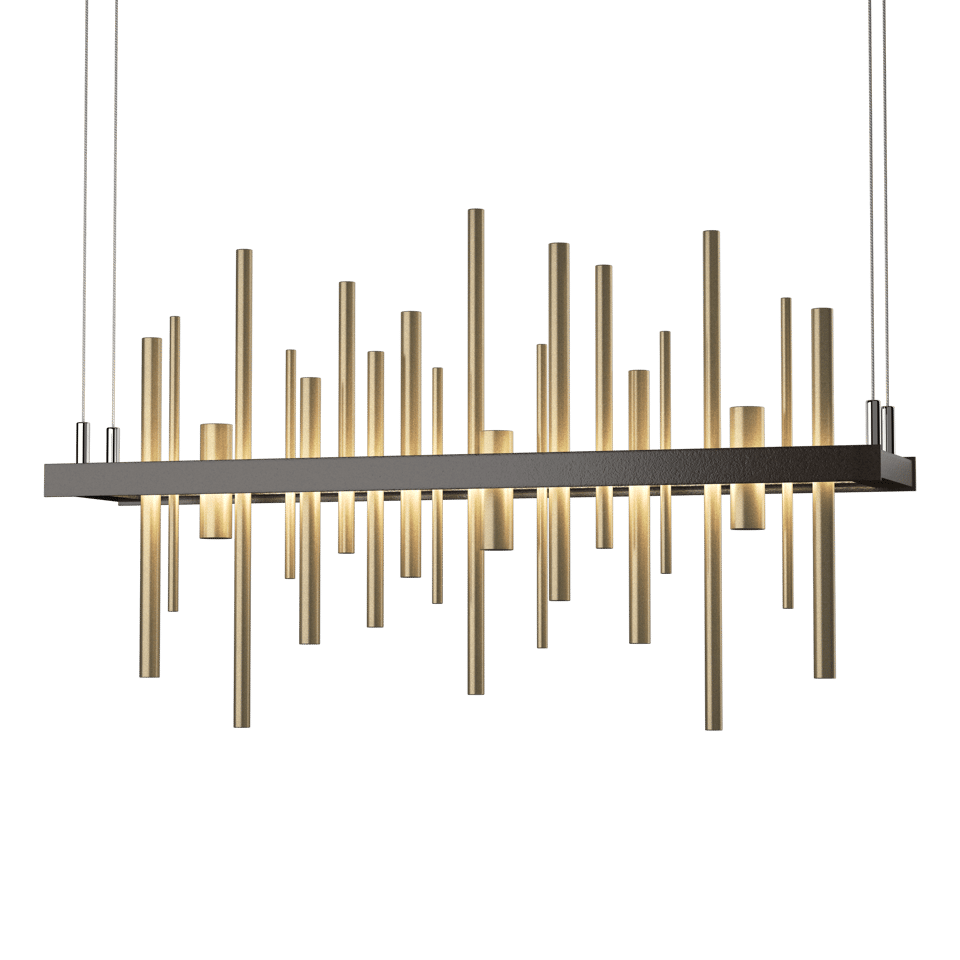 Cityscape LED Pendant Light by Hubbardton Forge, 24W, Dimmable, Adjustable Height, Contemporary Design