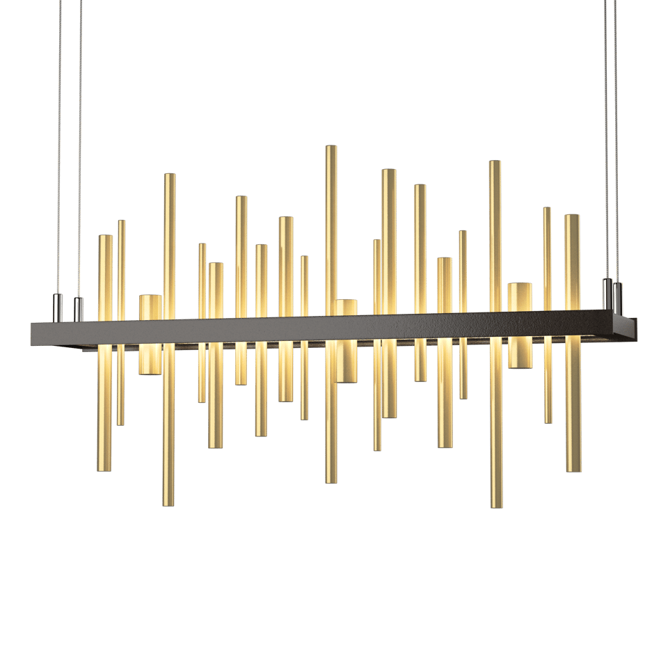 Cityscape LED Pendant Light by Hubbardton Forge, 24W, Dimmable, Adjustable Height, Contemporary Design