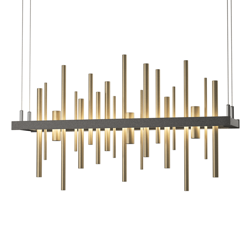 Cityscape LED Pendant Light by Hubbardton Forge, 24W, Dimmable, Adjustable Height, Contemporary Design