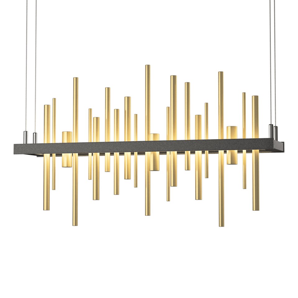 Cityscape LED Pendant Light by Hubbardton Forge, 24W, Dimmable, Adjustable Height, Contemporary Design