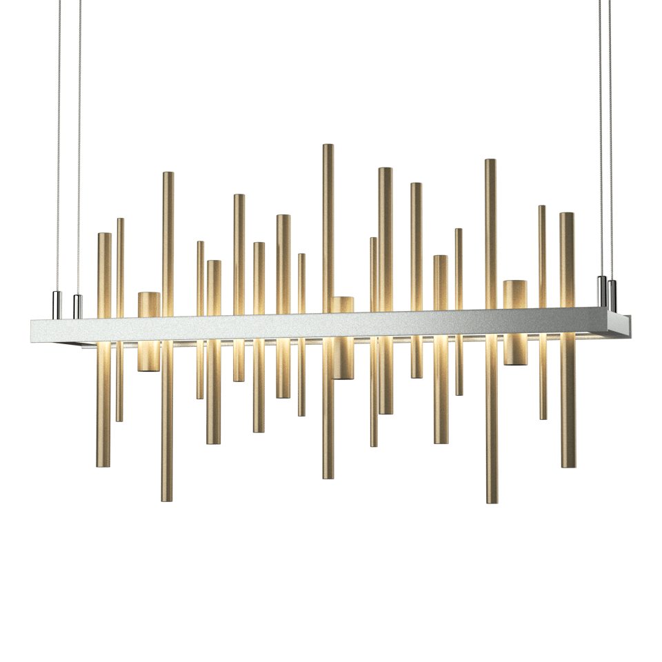 Cityscape LED Pendant Light by Hubbardton Forge, 24W, Dimmable, Adjustable Height, Contemporary Design