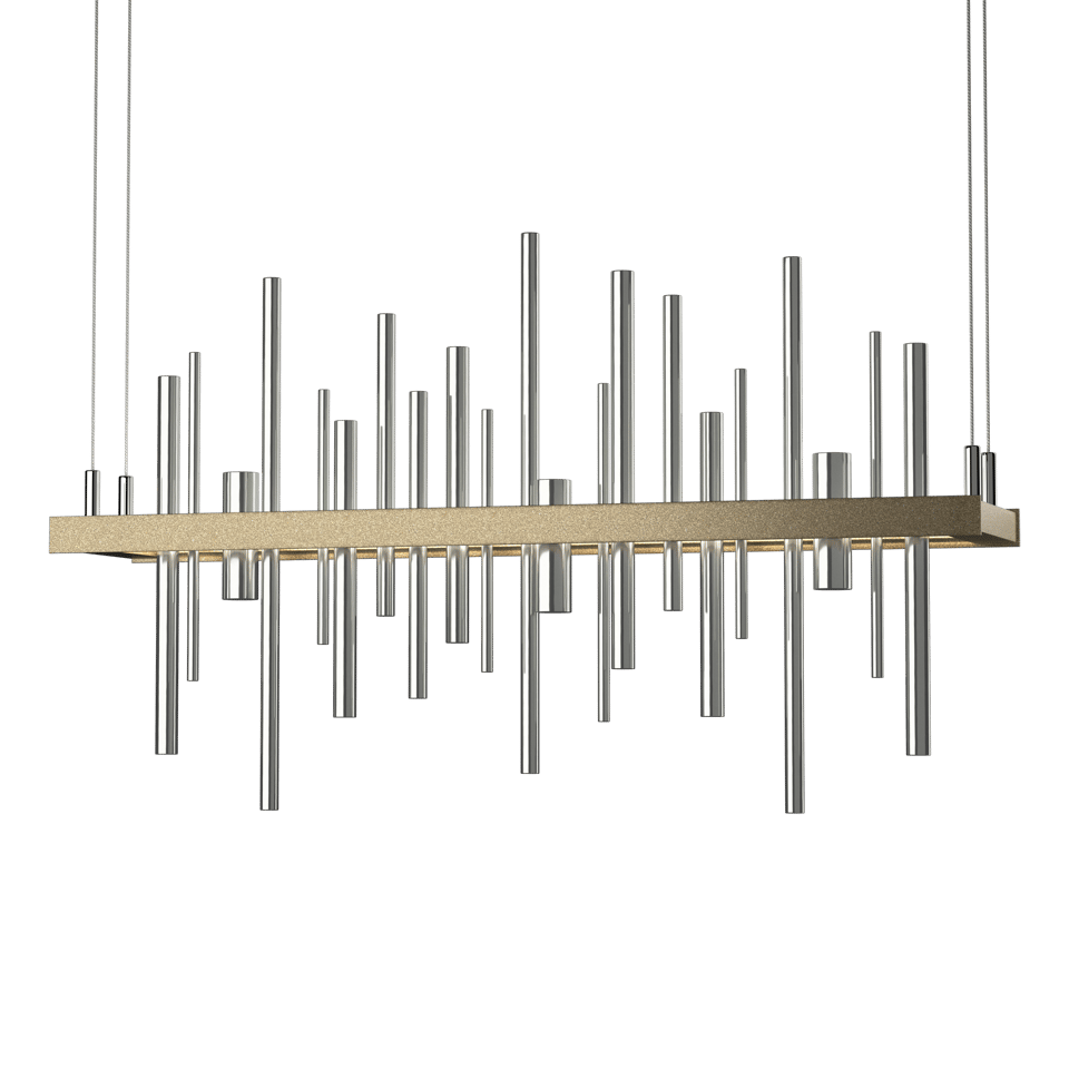 Cityscape LED Pendant Light by Hubbardton Forge, 24W, Dimmable, Adjustable Height, Contemporary Design