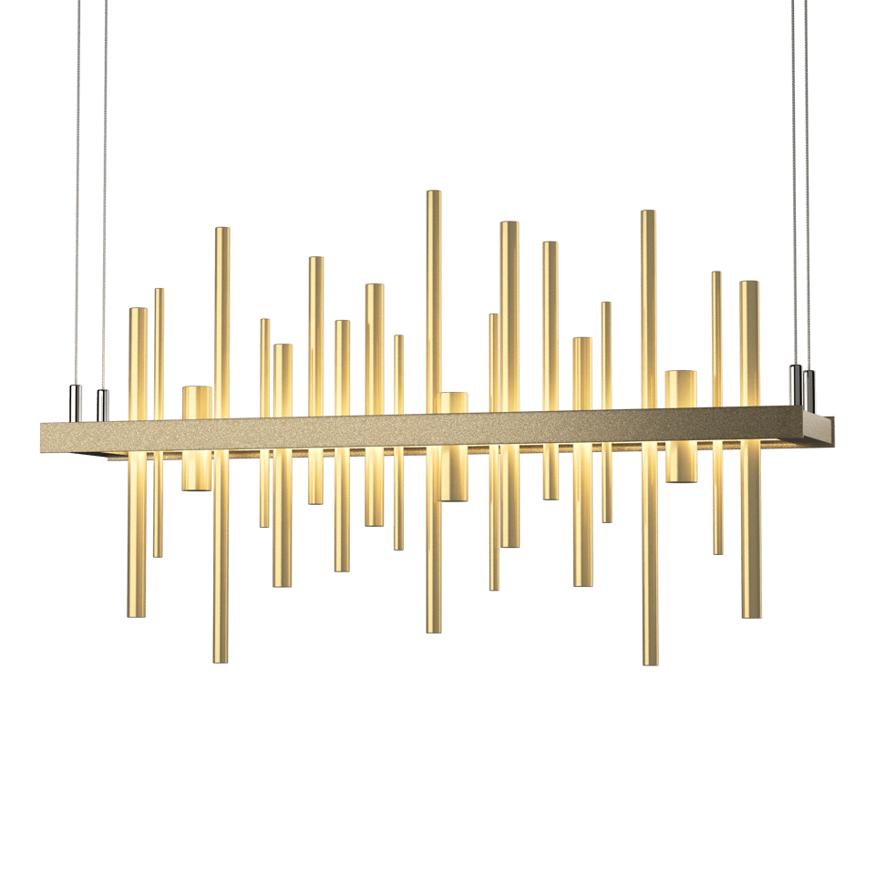 Cityscape LED Pendant Light by Hubbardton Forge, 24W, Dimmable, Adjustable Height, Contemporary Design