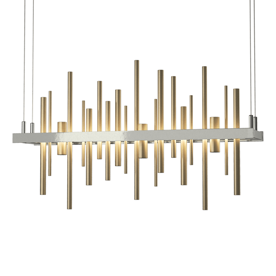 Cityscape LED Pendant Light by Hubbardton Forge, 24W, Dimmable, Adjustable Height, Contemporary Design