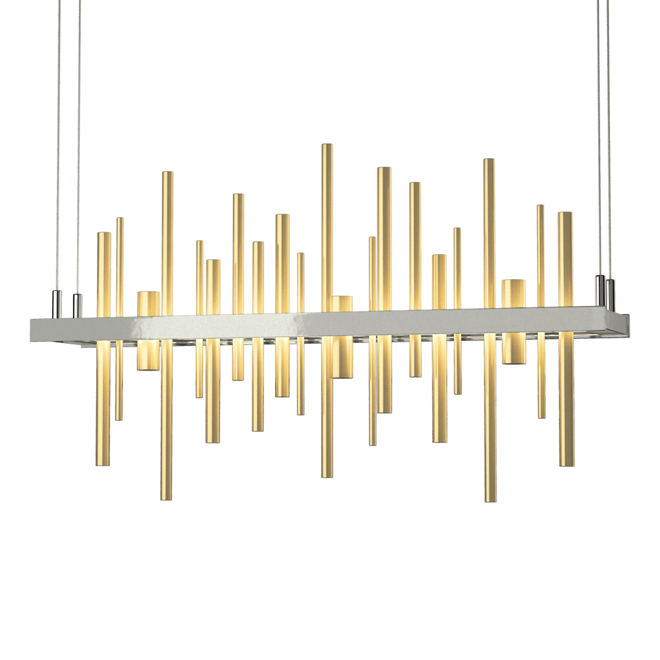 Cityscape LED Pendant Light by Hubbardton Forge, 24W, Dimmable, Adjustable Height, Contemporary Design