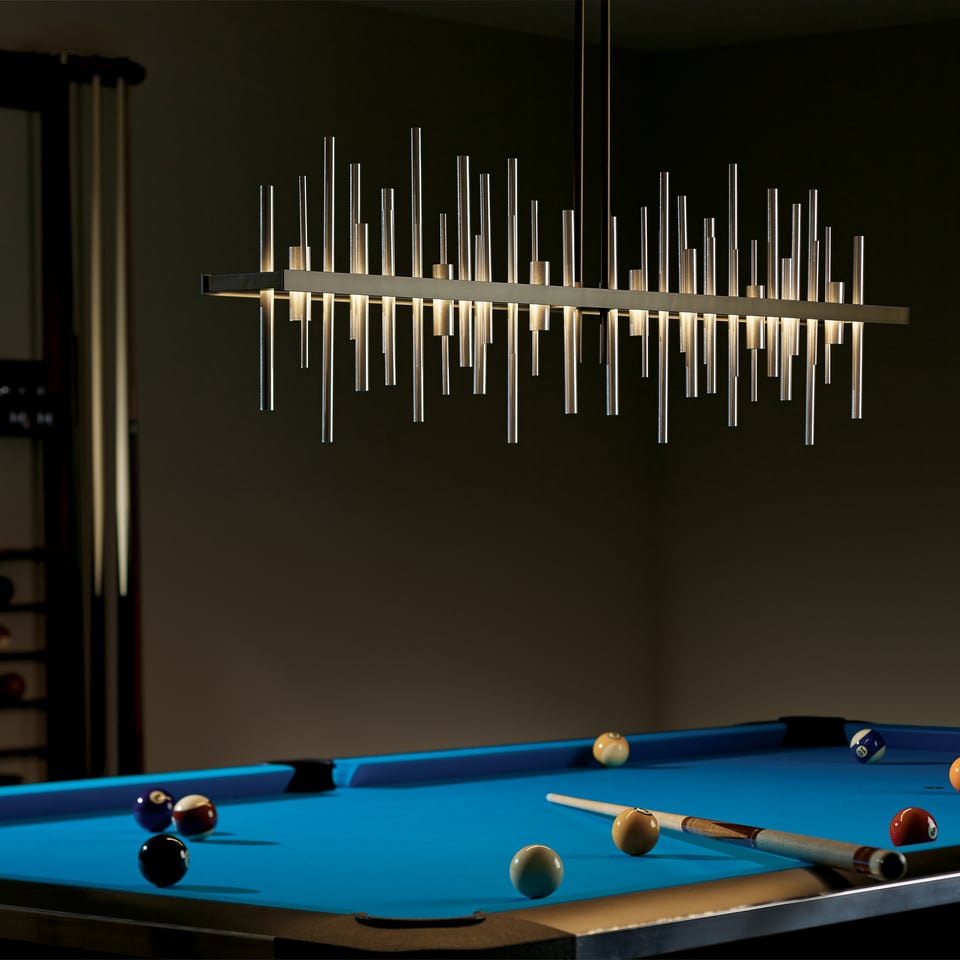 Cityscape Large LED Pendant Light by Hubbardton Forge, Handcrafted, Energy Efficient, 2400 Lumens, 3000K