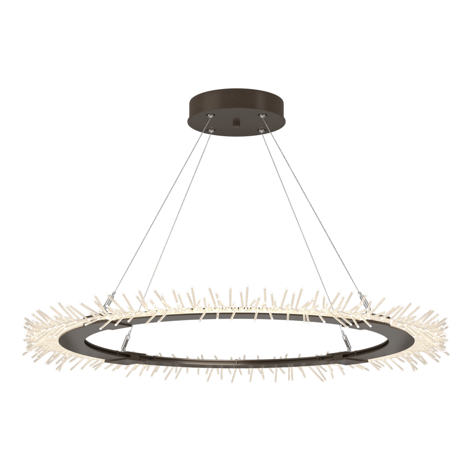 Hubbardton Forge Anemone 24-Inch Circular LED Pendant Light, Dimmable, Multiple Finishes Available