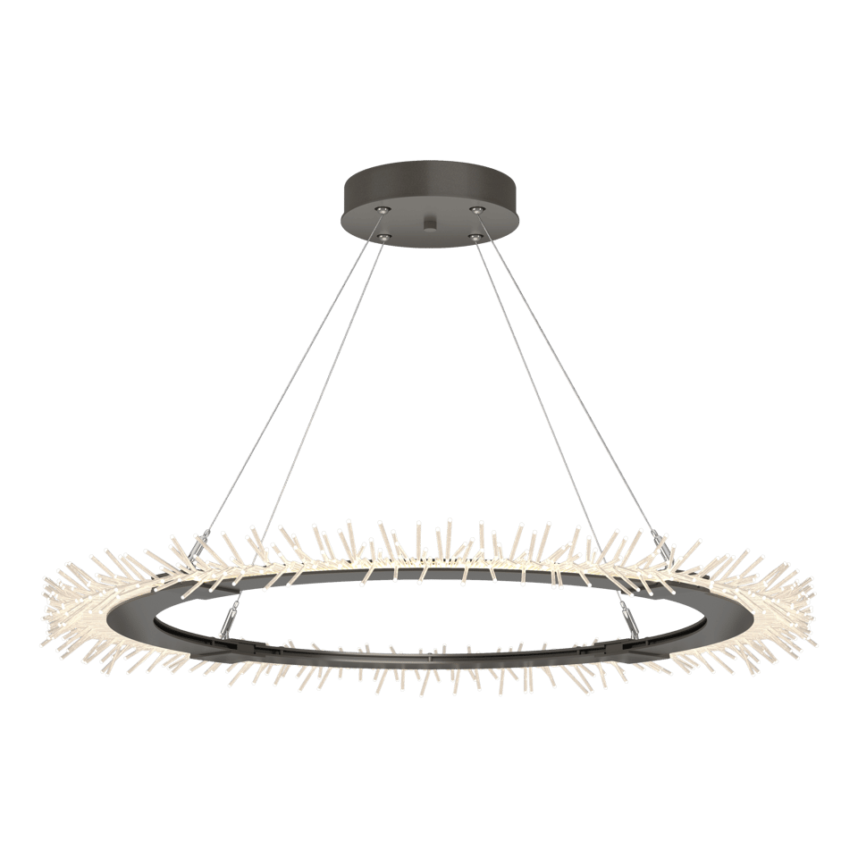 Hubbardton Forge Anemone 24-Inch Circular LED Pendant Light, Dimmable, Multiple Finishes Available