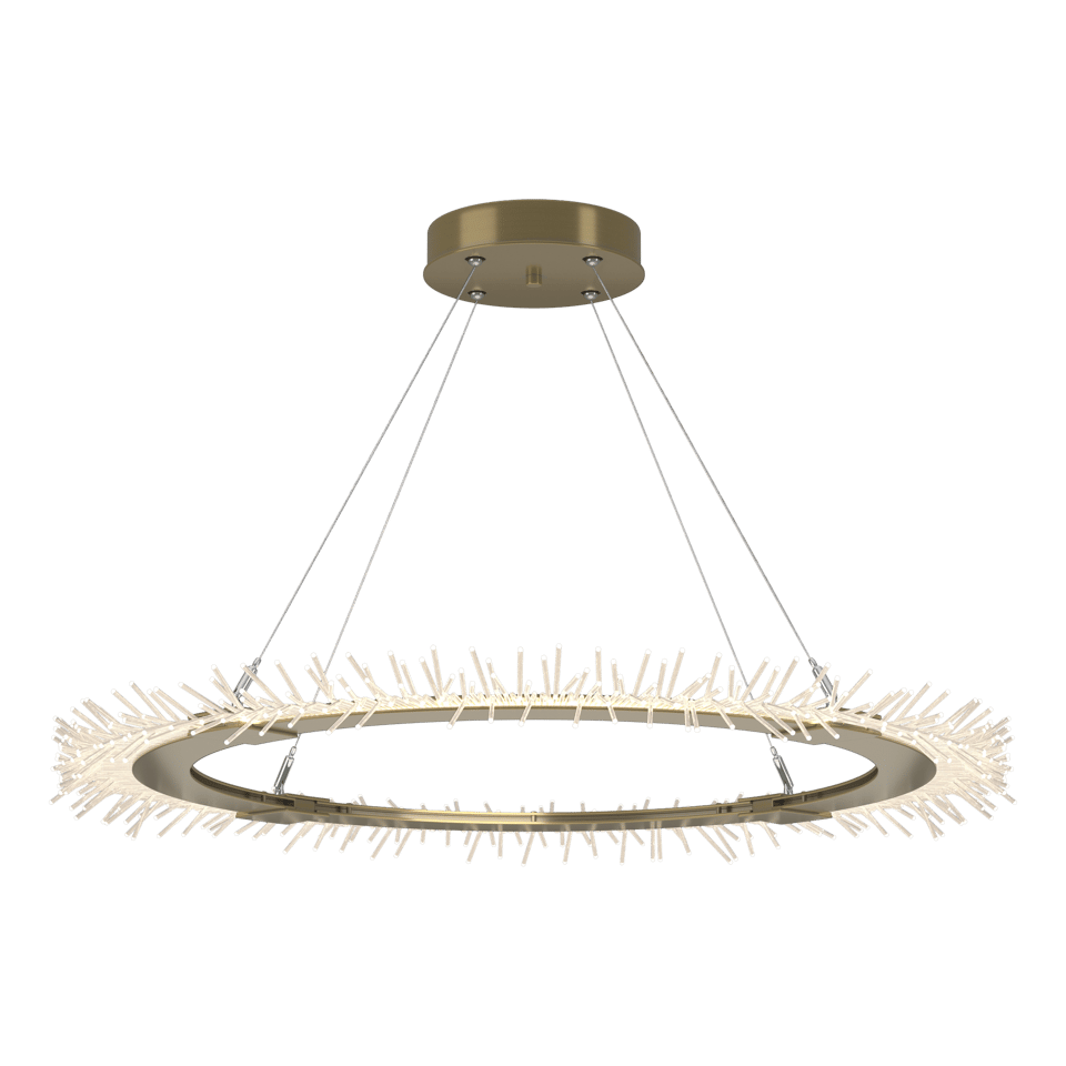 Hubbardton Forge Anemone 24-Inch Circular LED Pendant Light, Dimmable, Multiple Finishes Available