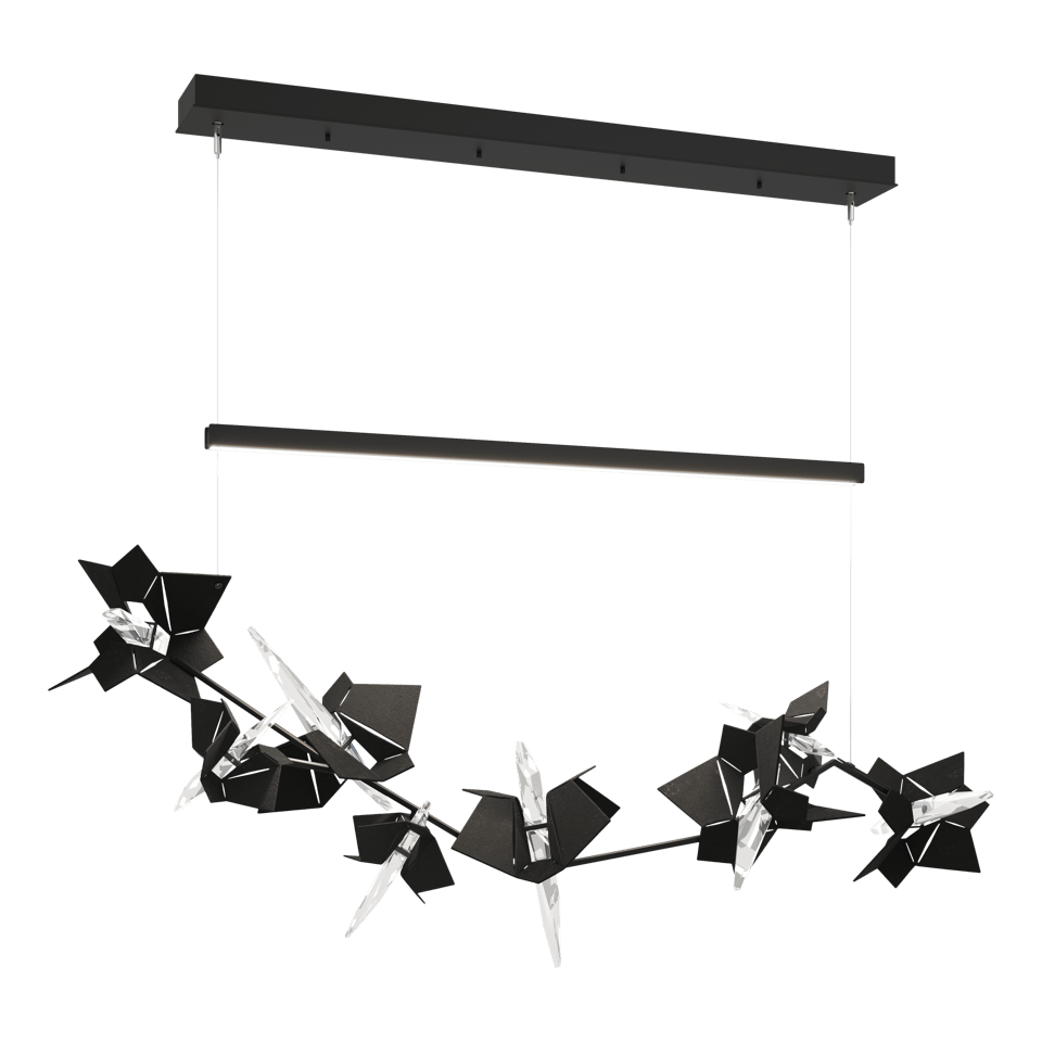 Hubbardton Forge Belladonna 3-Light LED Pendant, Dimmable, Energy-Efficient, Customizable Finish