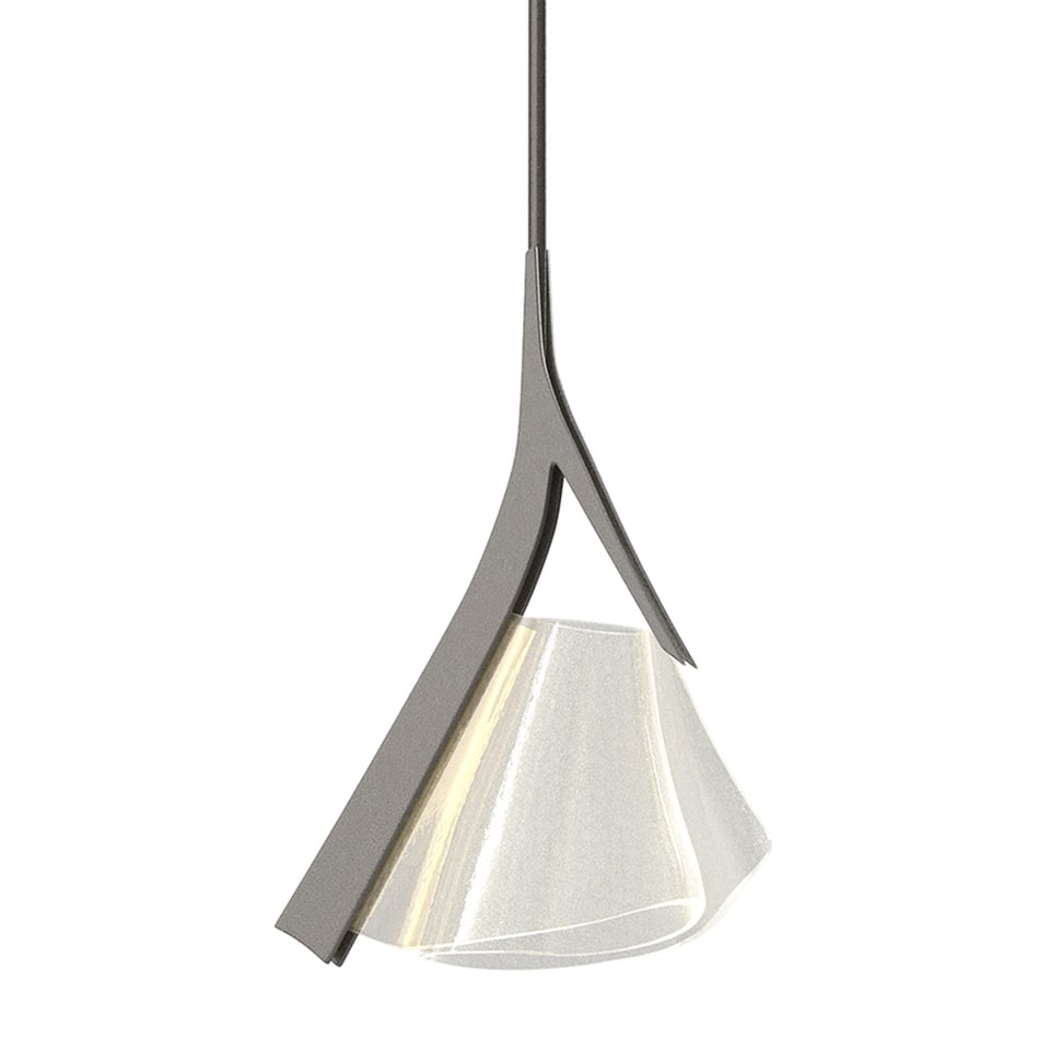 Hubbardton Forge Mobius 1-Light LED Mini Pendant, Dimmable, Energy Efficient, 3000K Warm Light