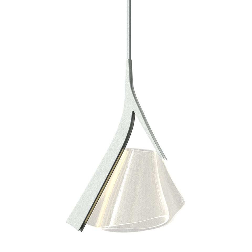 Hubbardton Forge Mobius 1-Light LED Mini Pendant, Dimmable, Energy Efficient, 3000K Warm Light