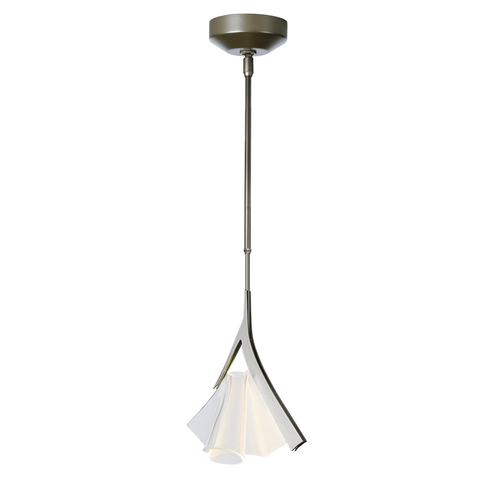 Hubbardton Forge Mobius 1-Light LED Mini Pendant, Dimmable, Energy Efficient, 3000K Warm Light