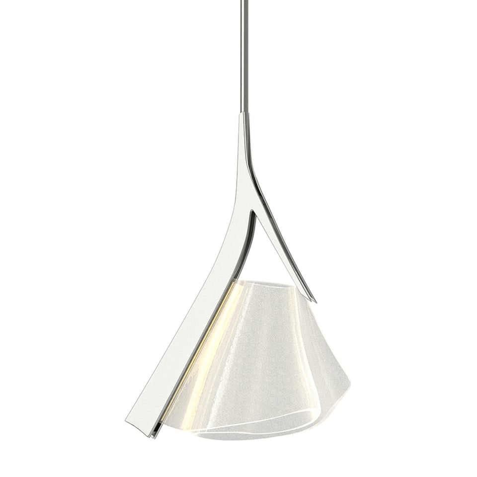 Hubbardton Forge Mobius 1-Light LED Mini Pendant, Dimmable, Energy Efficient, 3000K Warm Light