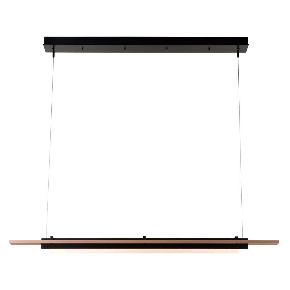 Hubbardton Forge Plank LED Pendant Light, 22W, 1130 Lumens, 3000K, Dimmable, Multiple Finishes