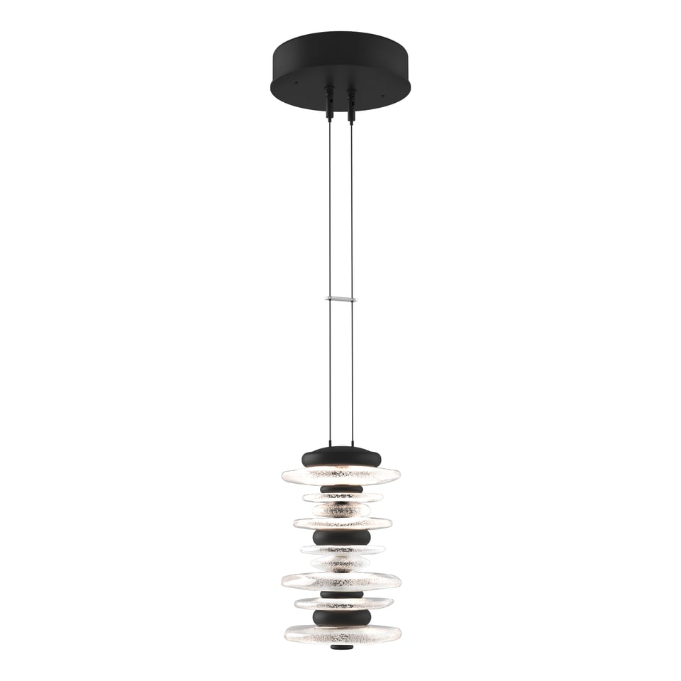 Cairn Large Mini Pendant Light by Hubbardton Forge, 10.1" H, Dimmable, Custom Finish Options