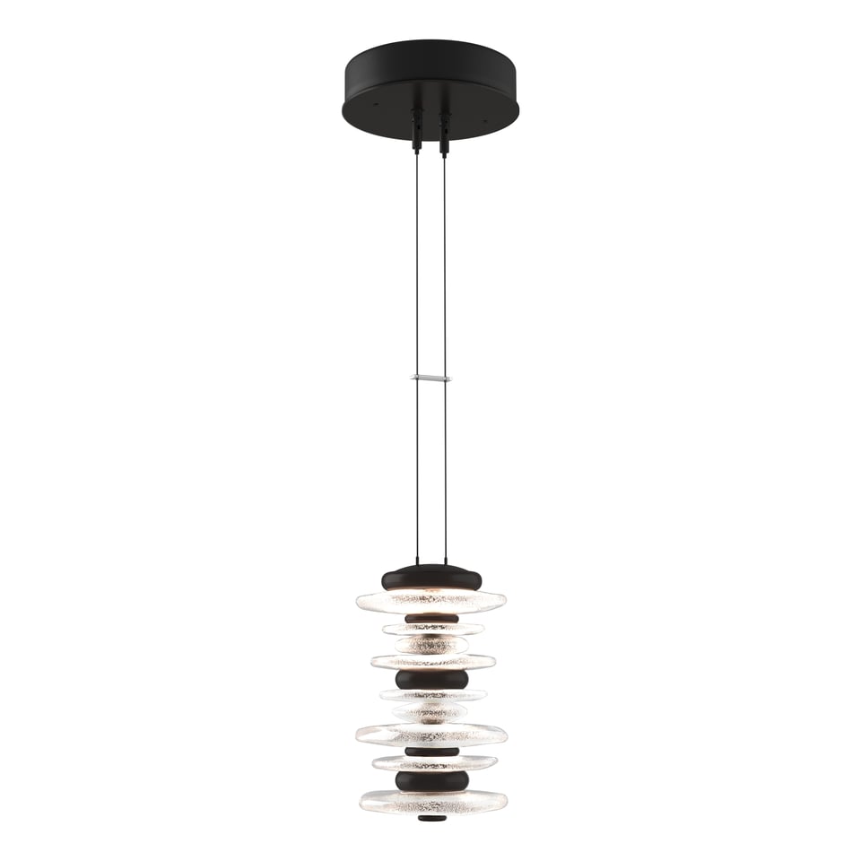 Cairn Large Mini Pendant Light by Hubbardton Forge, 10.1" H, Dimmable, Custom Finish Options