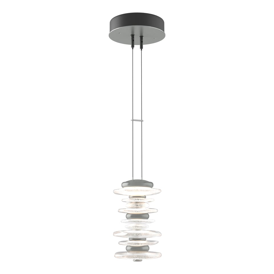 Cairn Large Mini Pendant Light by Hubbardton Forge, 10.1" H, Dimmable, Custom Finish Options