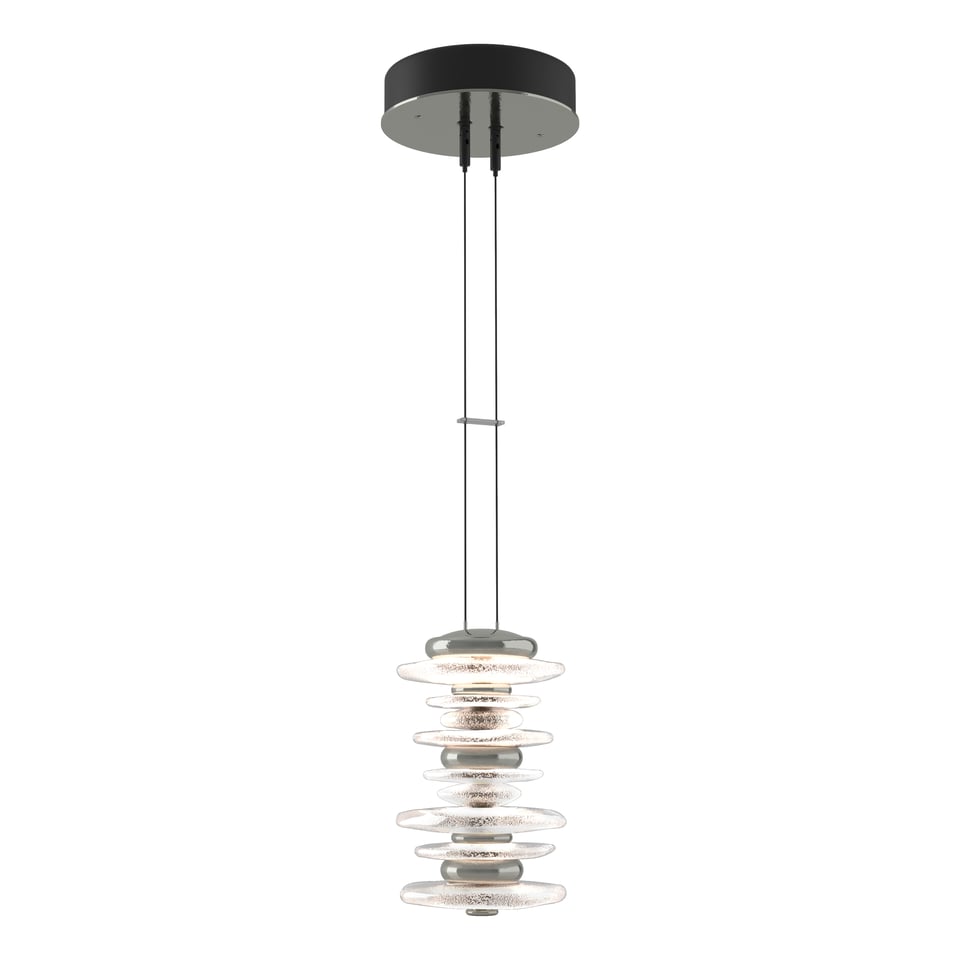 Cairn Large Mini Pendant Light by Hubbardton Forge, 10.1" H, Dimmable, Custom Finish Options