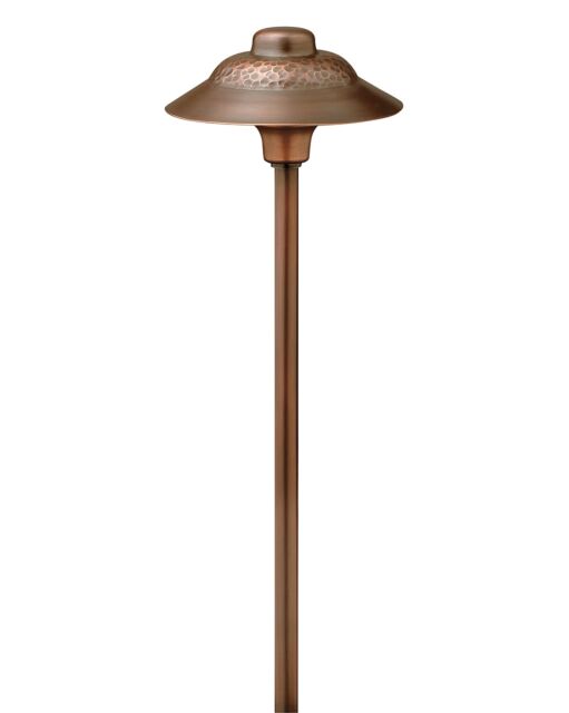 Hinkley Essence LED Path Light 17" Tall in Olde Copper Finish - Dimmable, UL Listed for Wet Locations