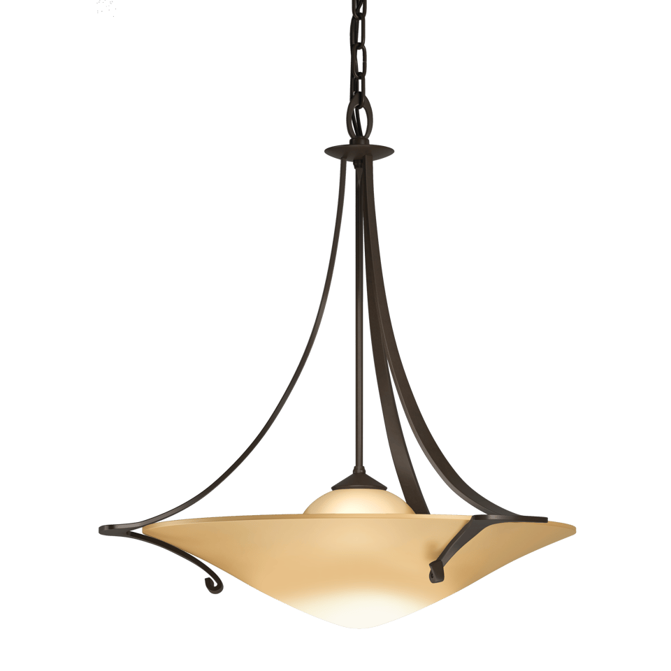 Antasia Pendant Light by Hubbardton Forge - Art Nouveau Inspired, Dimmable, Multiple Finish Options