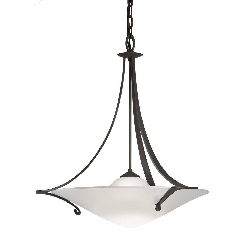 Antasia Pendant Light by Hubbardton Forge - Art Nouveau Inspired, Dimmable, Multiple Finish Options