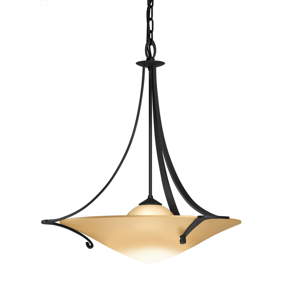 Antasia Pendant Light by Hubbardton Forge - Art Nouveau Inspired, Dimmable, Multiple Finish Options