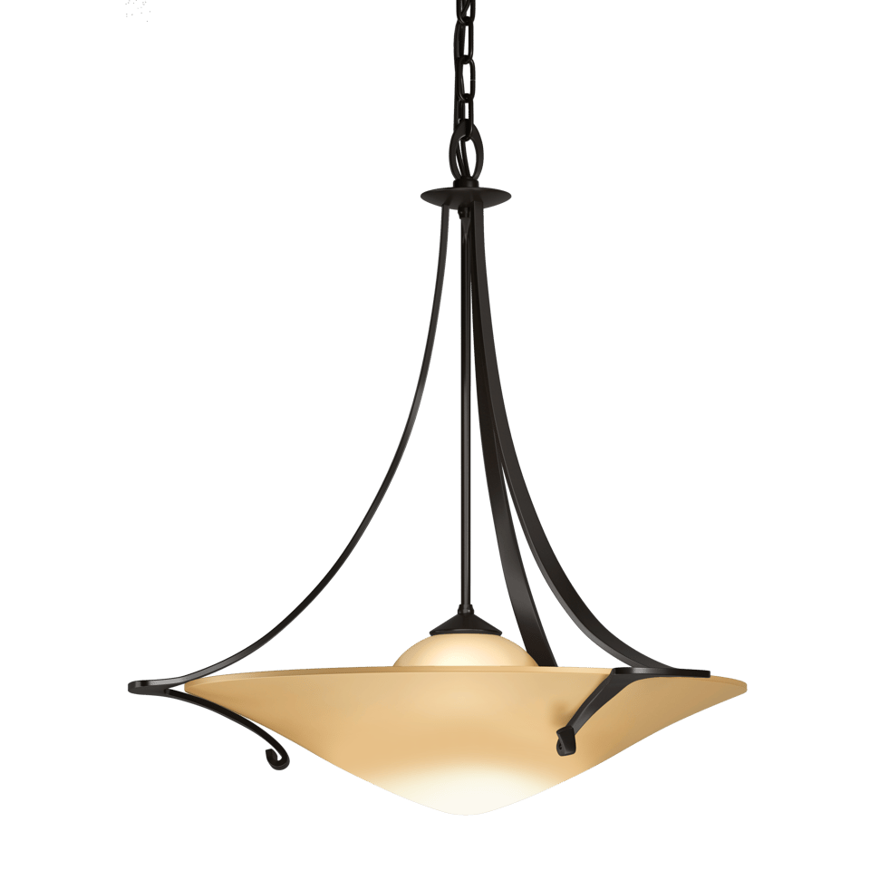 Antasia Pendant Light by Hubbardton Forge - Art Nouveau Inspired, Dimmable, Multiple Finish Options