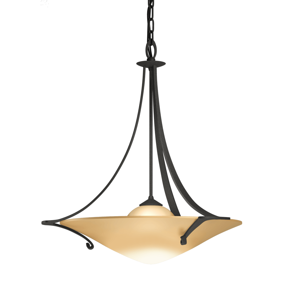 Antasia Pendant Light by Hubbardton Forge - Art Nouveau Inspired, Dimmable, Multiple Finish Options