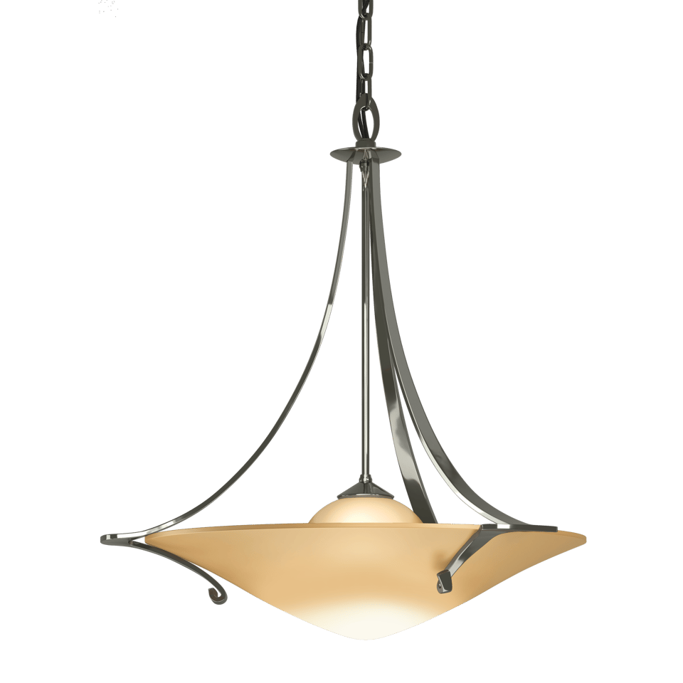 Antasia Pendant Light by Hubbardton Forge - Art Nouveau Inspired, Dimmable, Multiple Finish Options