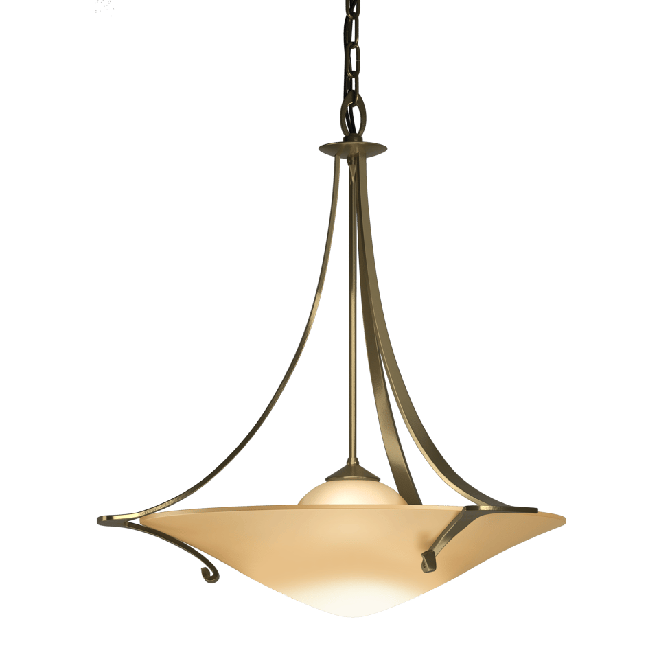 Antasia Pendant Light by Hubbardton Forge - Art Nouveau Inspired, Dimmable, Multiple Finish Options