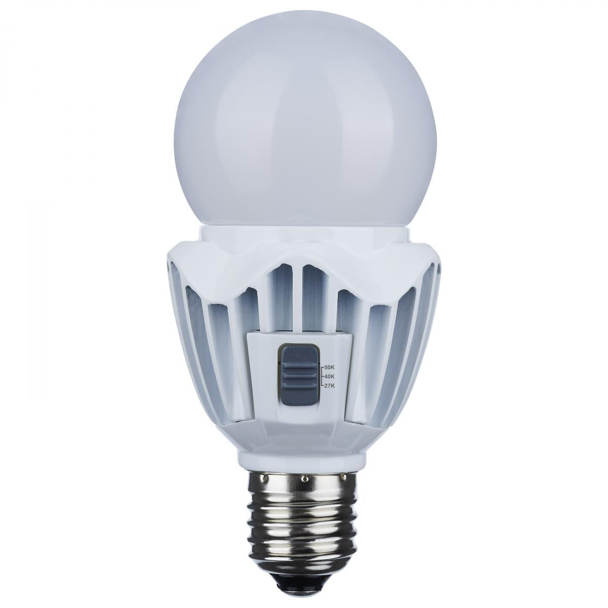 15 Watt LED A21 Bulb, 1920 to 2025 Lumens, CCT Selectable, Medium E26 Base, Dimmable, 120-277V by Satco