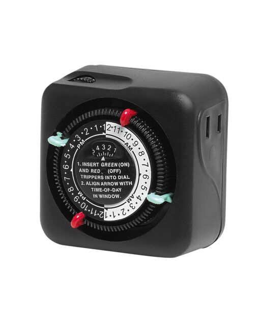 Hinkley Lighting 1505TC Time Clock Standard - User-Friendly Light Timer in Black or White