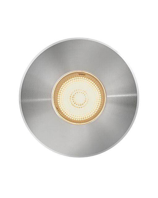 Hinkley Sparta Dot Large Stainless Steel LED Round Button Light, IP67 Rated, 3000K, 150 Lumens