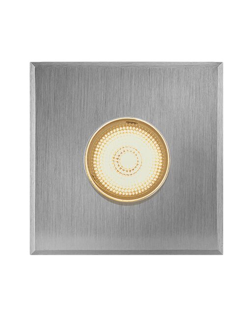 Hinkley Lighting Sparta Dot Small Stainless Steel LED Square Button Light, 50 Lumens, Wet Rated