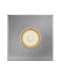 Hinkley Lighting Sparta Dot Small Stainless Steel LED Square Button Light, 50 Lumens, Wet Rated