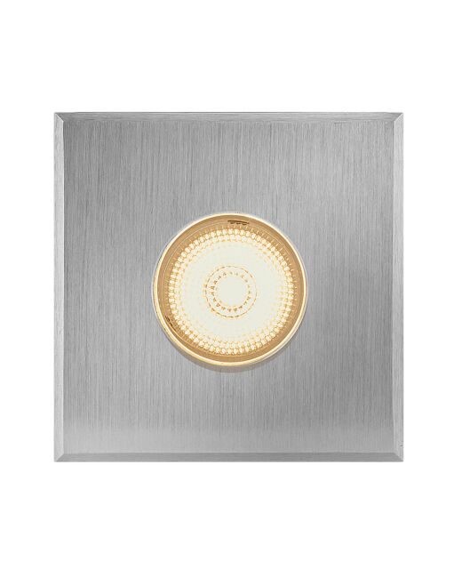 Hinkley Sparta Dot LED Square Button Light, Stainless Steel Outdoor/Indoor Fixture, 15085SS