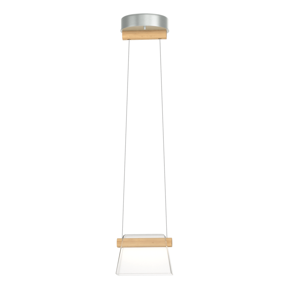 Cowbell LED Mini Pendant Light by Hubbardton Forge, 1-Light, Dimmable, 3000K Warm Glow, Multiple Finishes