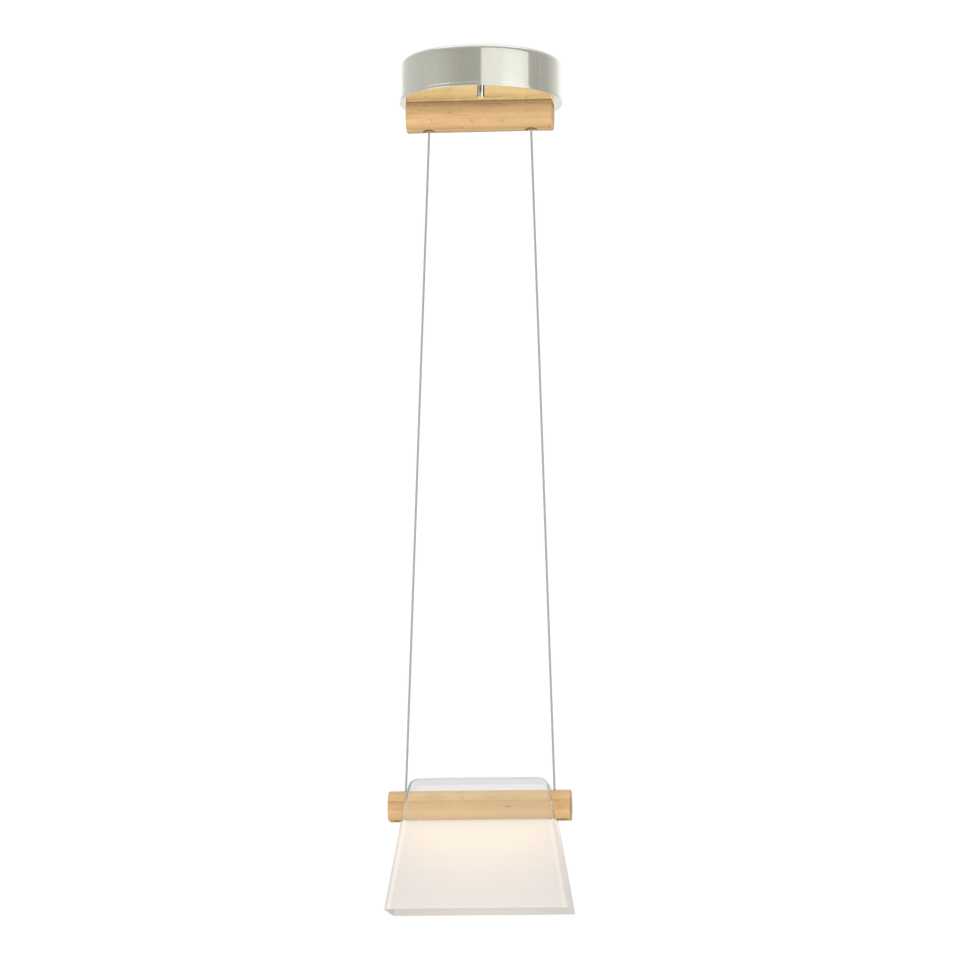 Cowbell LED Mini Pendant Light by Hubbardton Forge, 1-Light, Dimmable, 3000K Warm Glow, Multiple Finishes